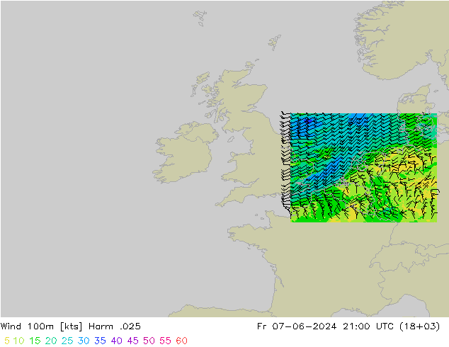 Wind 100m Harm .025 Pá 07.06.2024 21 UTC