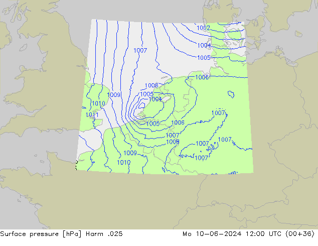 Luchtdruk (Grond) Harm .025 ma 10.06.2024 12 UTC