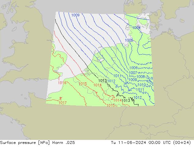 pression de l'air Harm .025 mar 11.06.2024 00 UTC