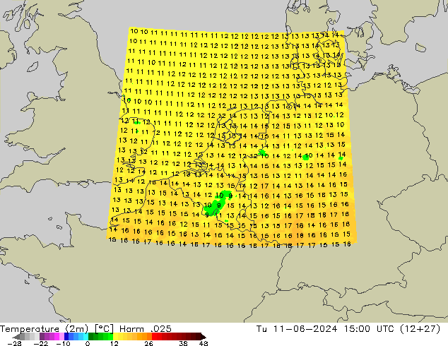 карта температуры Harm .025 вт 11.06.2024 15 UTC