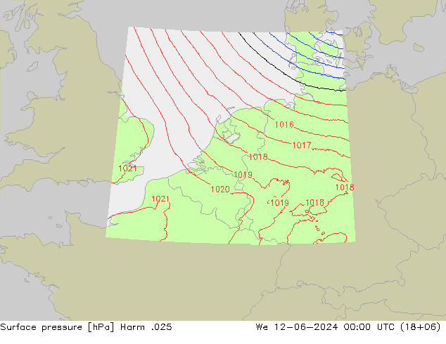 Bodendruck Harm .025 Mi 12.06.2024 00 UTC
