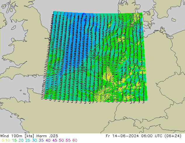 Wind 100m Harm .025 Fr 14.06.2024 06 UTC