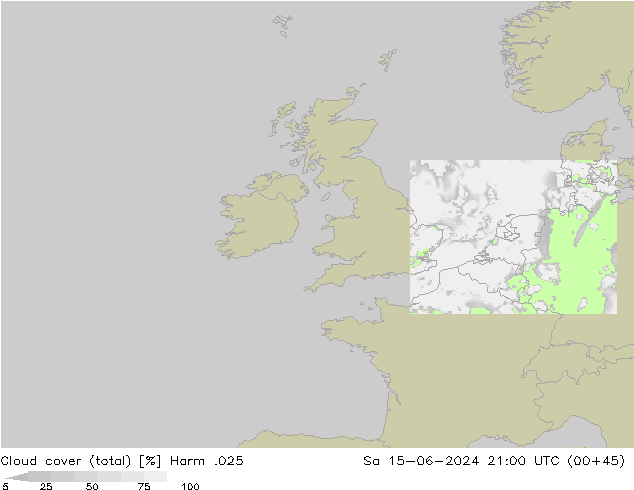 Nubes (total) Harm .025 sáb 15.06.2024 21 UTC