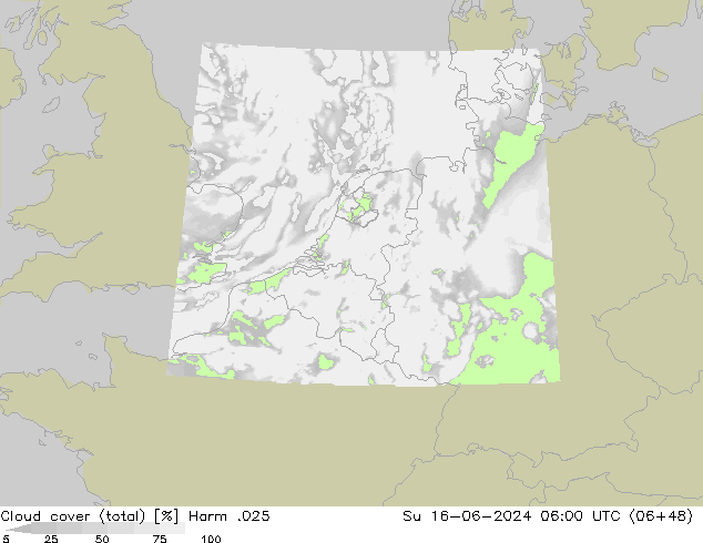 nuvens (total) Harm .025 Dom 16.06.2024 06 UTC