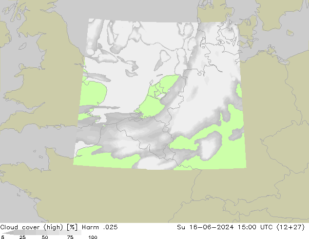 Cloud cover (high) Harm .025 Su 16.06.2024 15 UTC