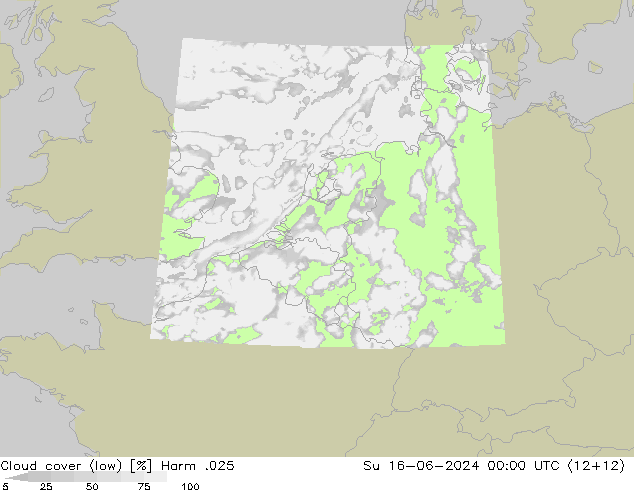 nízká oblaka Harm .025 Ne 16.06.2024 00 UTC