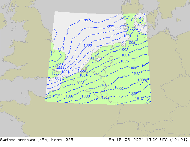 pression de l'air Harm .025 sam 15.06.2024 13 UTC