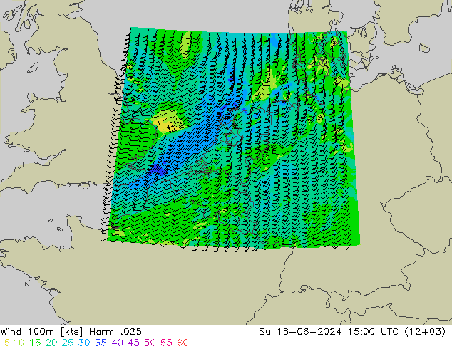 Wind 100m Harm .025 Ne 16.06.2024 15 UTC