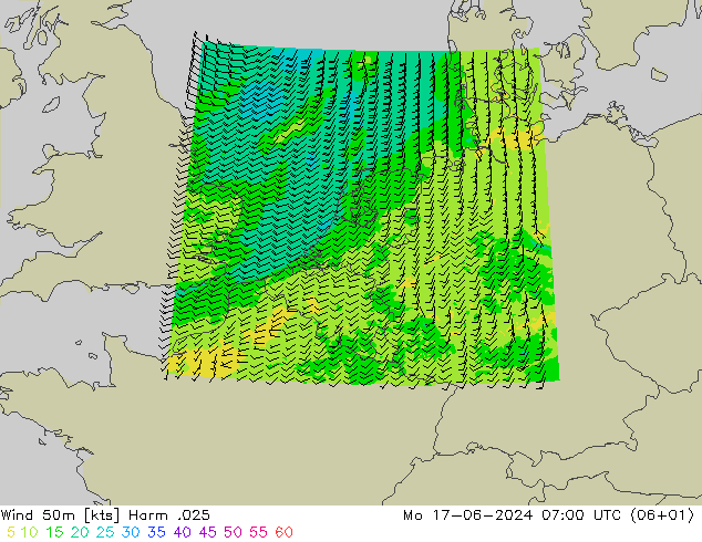 风 50 米 Harm .025 星期一 17.06.2024 07 UTC