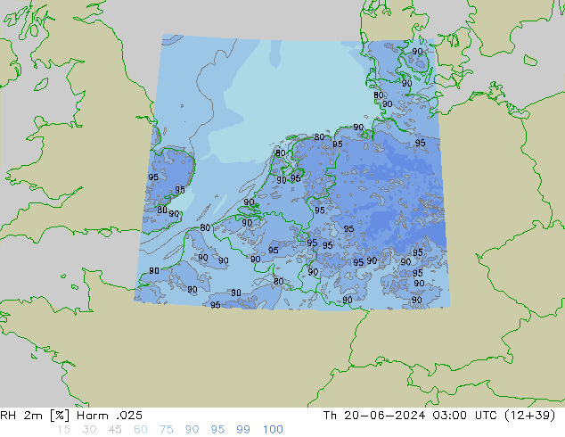 RH 2m Harm .025 Qui 20.06.2024 03 UTC