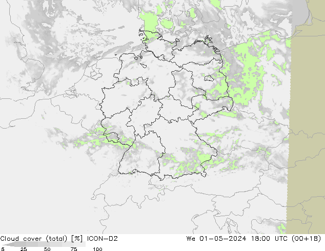  () ICON-D2  01.05.2024 18 UTC
