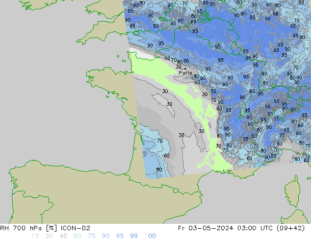 RV 700 hPa ICON-D2 vr 03.05.2024 03 UTC