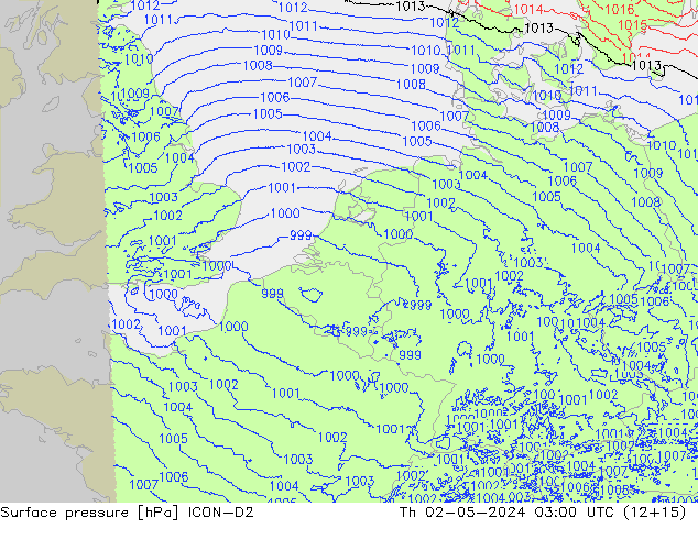      ICON-D2  02.05.2024 03 UTC