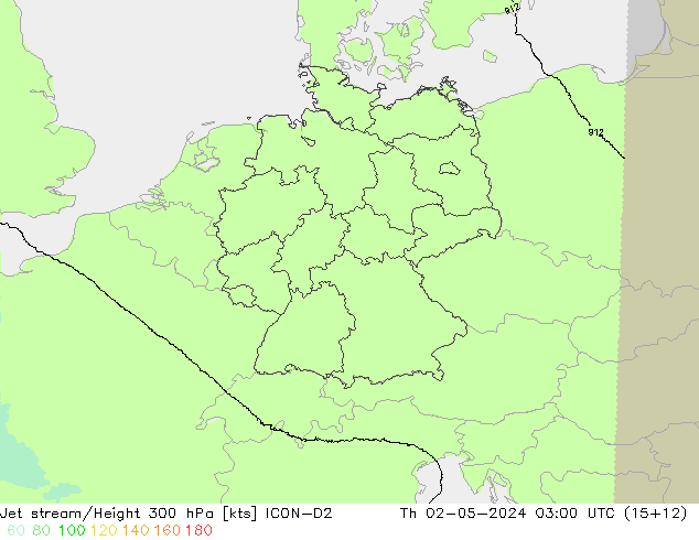 Polarjet ICON-D2 Do 02.05.2024 03 UTC