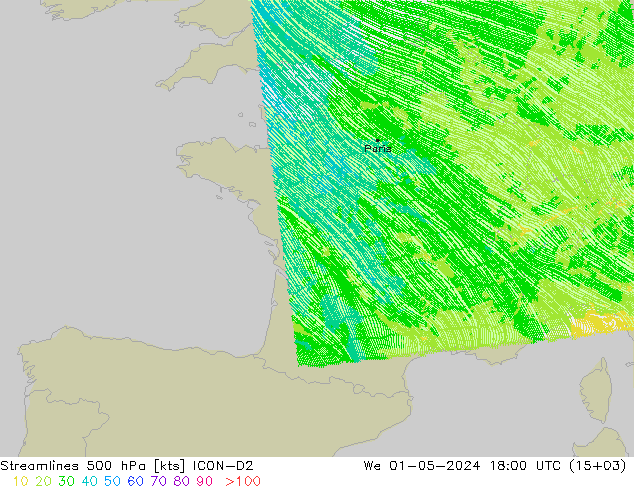  500 hPa ICON-D2  01.05.2024 18 UTC