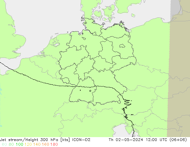 Jet Akımları ICON-D2 Per 02.05.2024 12 UTC