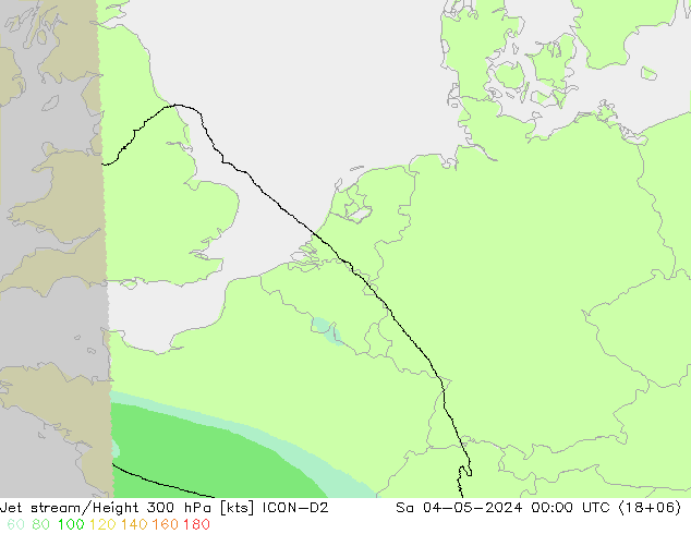 Jet Akımları ICON-D2 Cts 04.05.2024 00 UTC