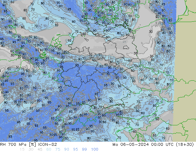 RV 700 hPa ICON-D2 ma 06.05.2024 00 UTC