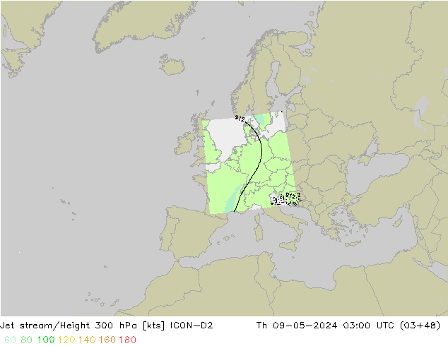 Polarjet ICON-D2 Do 09.05.2024 03 UTC