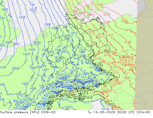      ICON-D2  14.05.2024 00 UTC