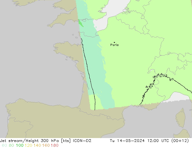 джет ICON-D2 вт 14.05.2024 12 UTC