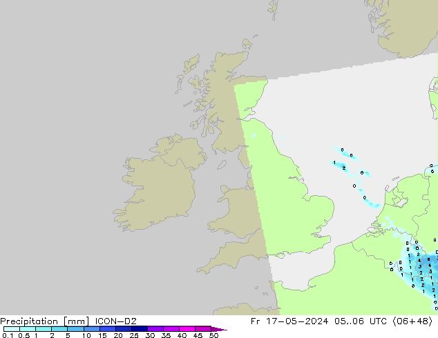 precipitação ICON-D2 Sex 17.05.2024 06 UTC