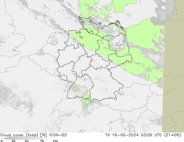 облака (сумма) ICON-D2 чт 16.05.2024 03 UTC