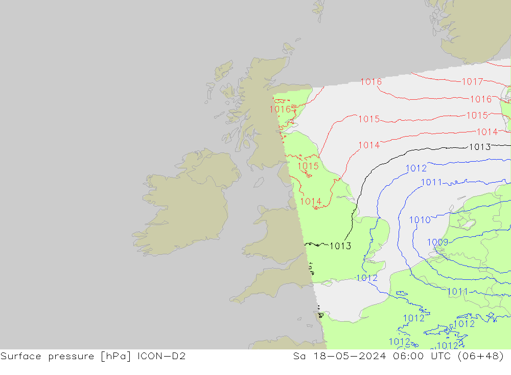      ICON-D2  18.05.2024 06 UTC