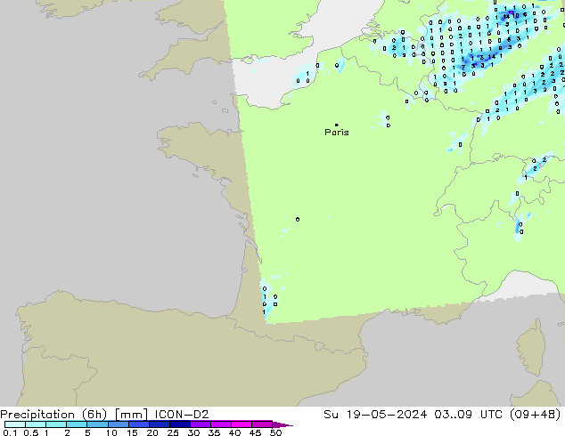  (6h) ICON-D2  19.05.2024 09 UTC