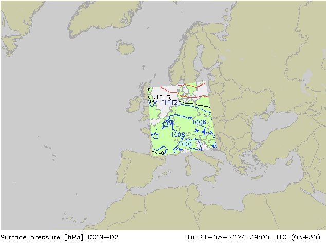      ICON-D2  21.05.2024 09 UTC