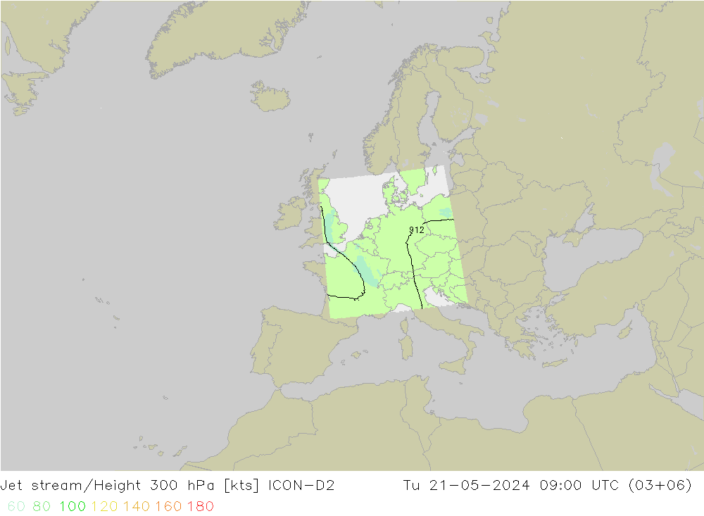 Courant-jet ICON-D2 mar 21.05.2024 09 UTC