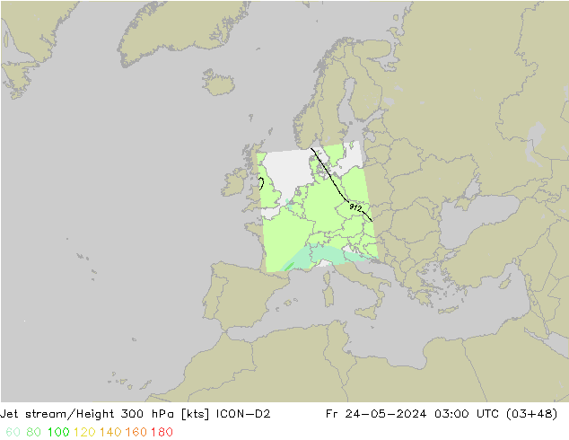 Polarjet ICON-D2 Fr 24.05.2024 03 UTC