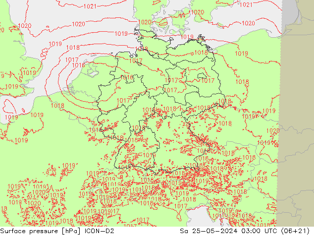      ICON-D2  25.05.2024 03 UTC