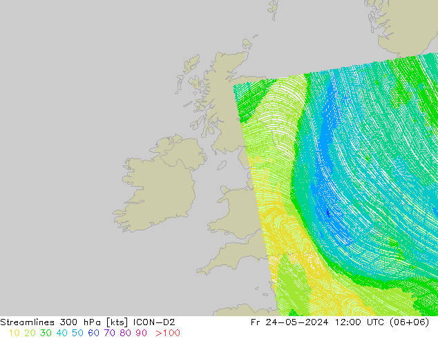  300 hPa ICON-D2  24.05.2024 12 UTC