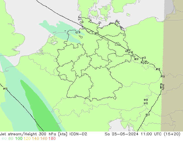 Polarjet ICON-D2 Sa 25.05.2024 11 UTC