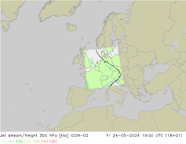 Polarjet ICON-D2 Fr 24.05.2024 19 UTC