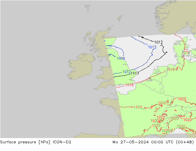      ICON-D2  27.05.2024 00 UTC