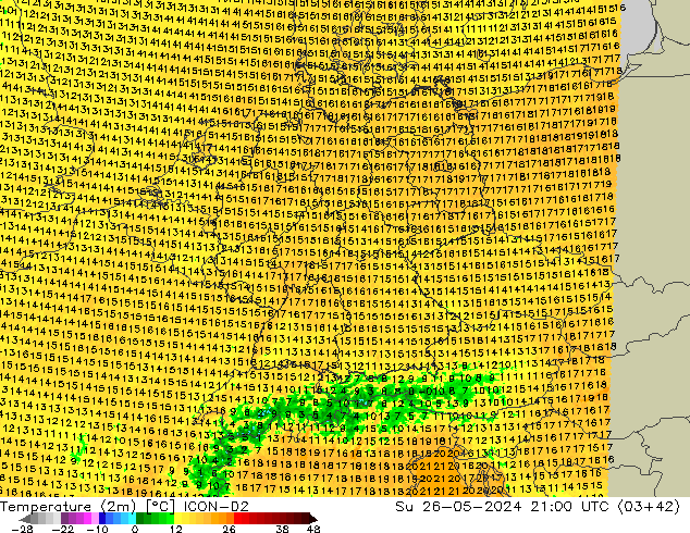     ICON-D2  26.05.2024 21 UTC