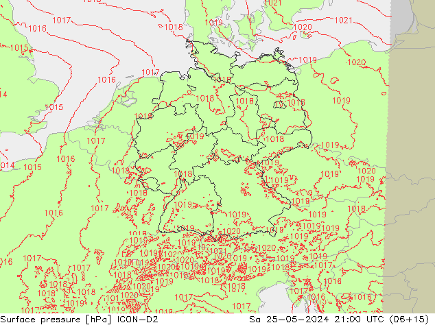      ICON-D2  25.05.2024 21 UTC