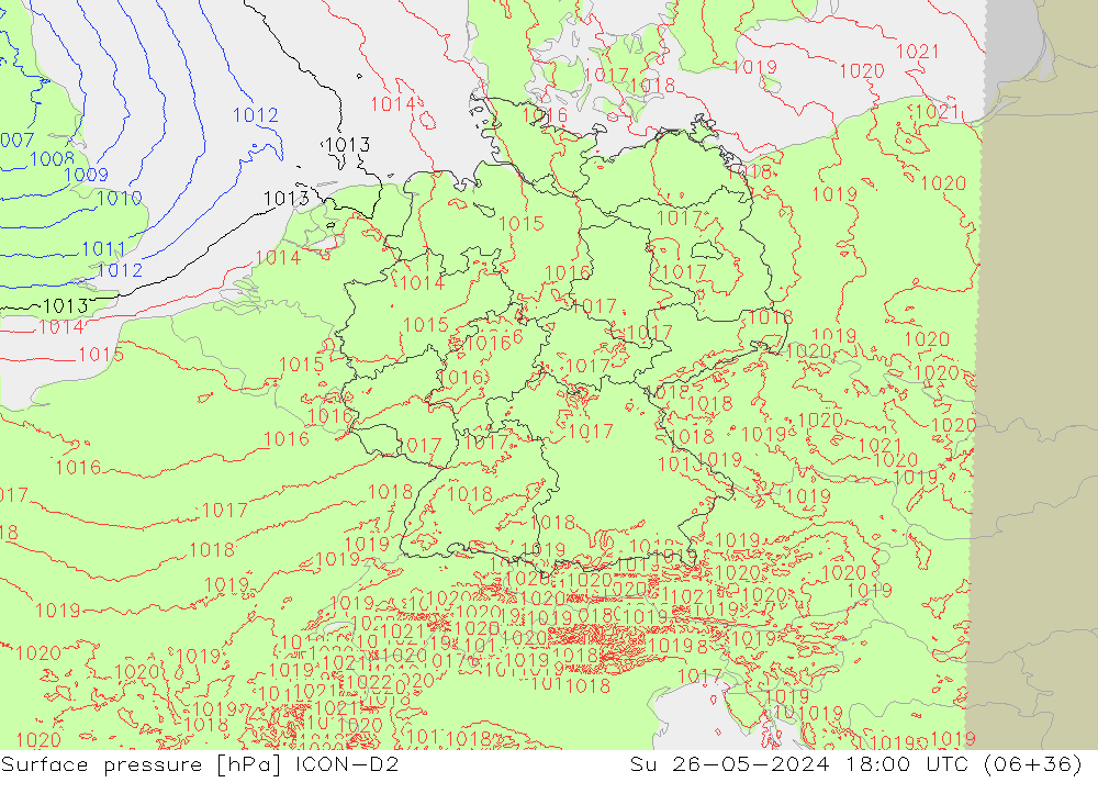      ICON-D2  26.05.2024 18 UTC