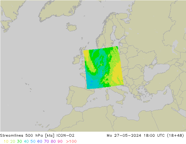  500 hPa ICON-D2  27.05.2024 18 UTC