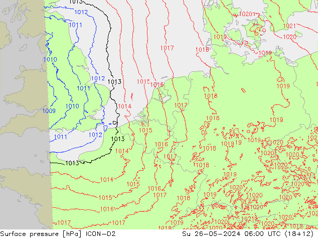      ICON-D2  26.05.2024 06 UTC