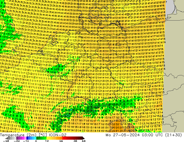     ICON-D2  27.05.2024 03 UTC