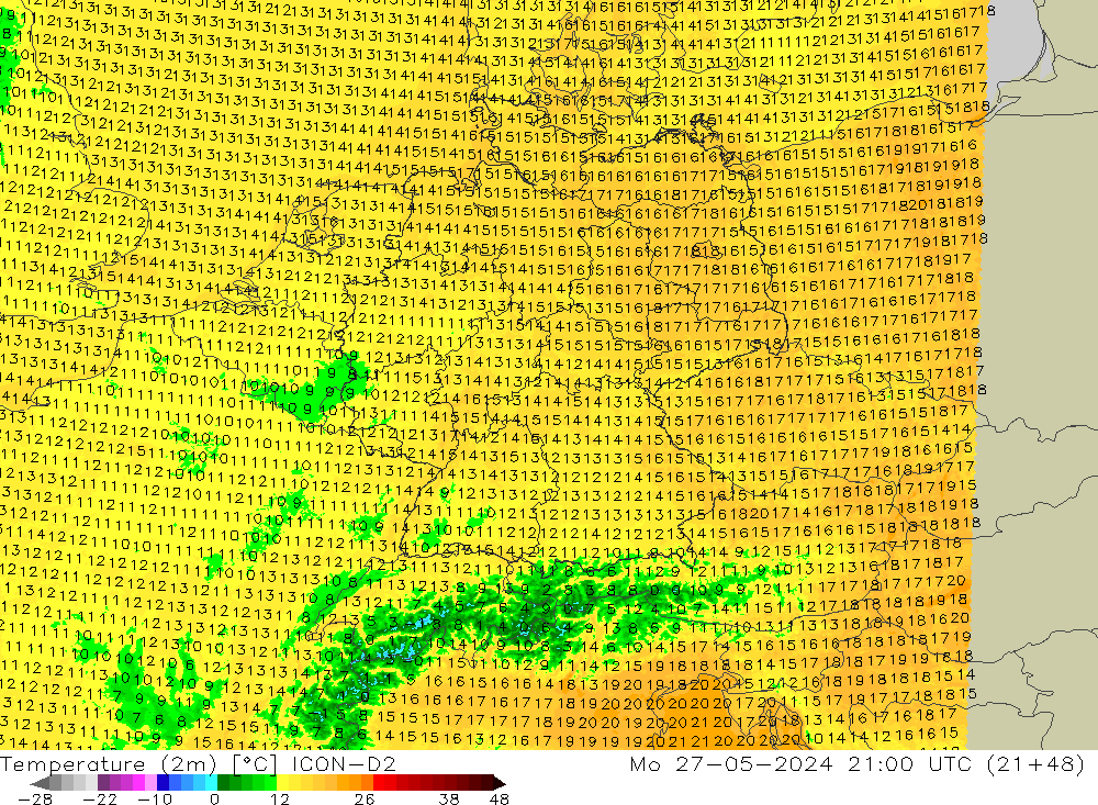     ICON-D2  27.05.2024 21 UTC