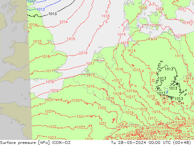      ICON-D2  28.05.2024 00 UTC