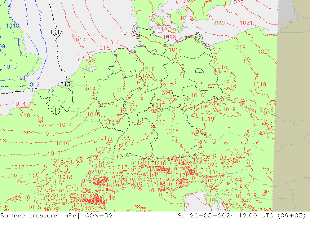      ICON-D2  26.05.2024 12 UTC