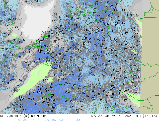 RV 700 hPa ICON-D2 ma 27.05.2024 12 UTC