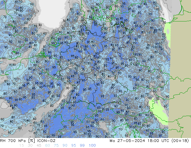 RV 700 hPa ICON-D2 ma 27.05.2024 18 UTC