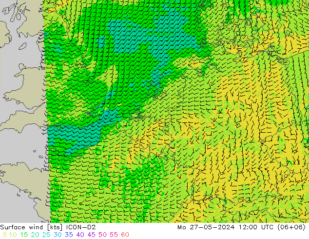  10 m ICON-D2  27.05.2024 12 UTC