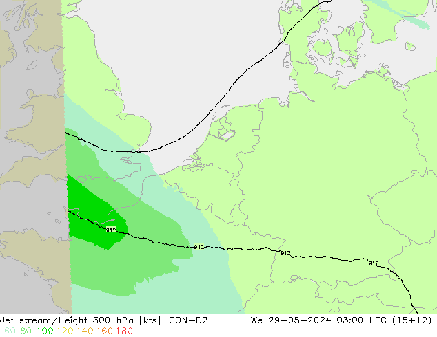 Polarjet ICON-D2 Mi 29.05.2024 03 UTC